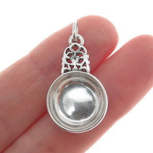 CINI 925 Sterling Silver Antique Art Deco Porringer Charm Pendant